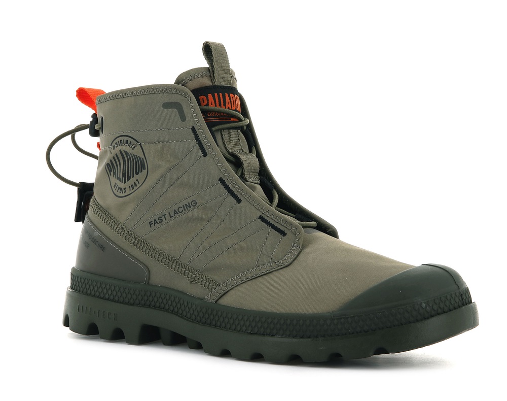 Botas Palladium PAMPA TRAVEL LITE Mujer Verde | Costa Rica-15487